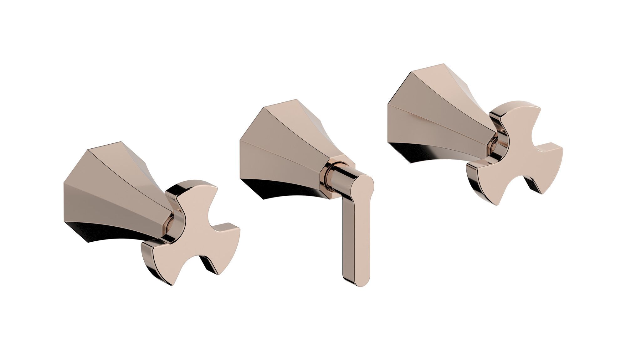 Встраиваемый смеситель для душа с 3 отверстиями и переключателем IB Belmondo + Belmondo Elle ARCH-00029002 - Вид №4