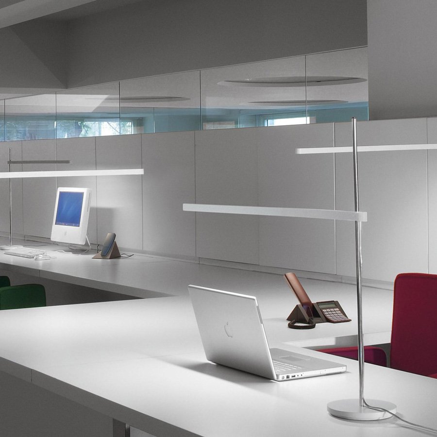 Настольная лампа на струбцине с диммером 70х85,3 см серебряная Talak 0682050A ARTEMIDE  00-3883000 Бежевый;белый  - Вид №5