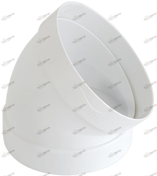 First Corporation Изгиб на 45 ° в абс для круглых труб La ventilazione sun-id-1457499