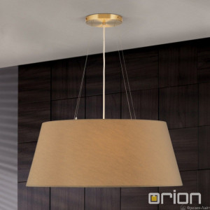 Orion HL 6-1653/4 MS-matt подвес c коричневым абажуром