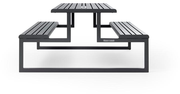 Urbantime Прямоугольный стол для пикника со встроенными скамейками Ventiquattrore.h24 sun-id-1480925 - Вид №3