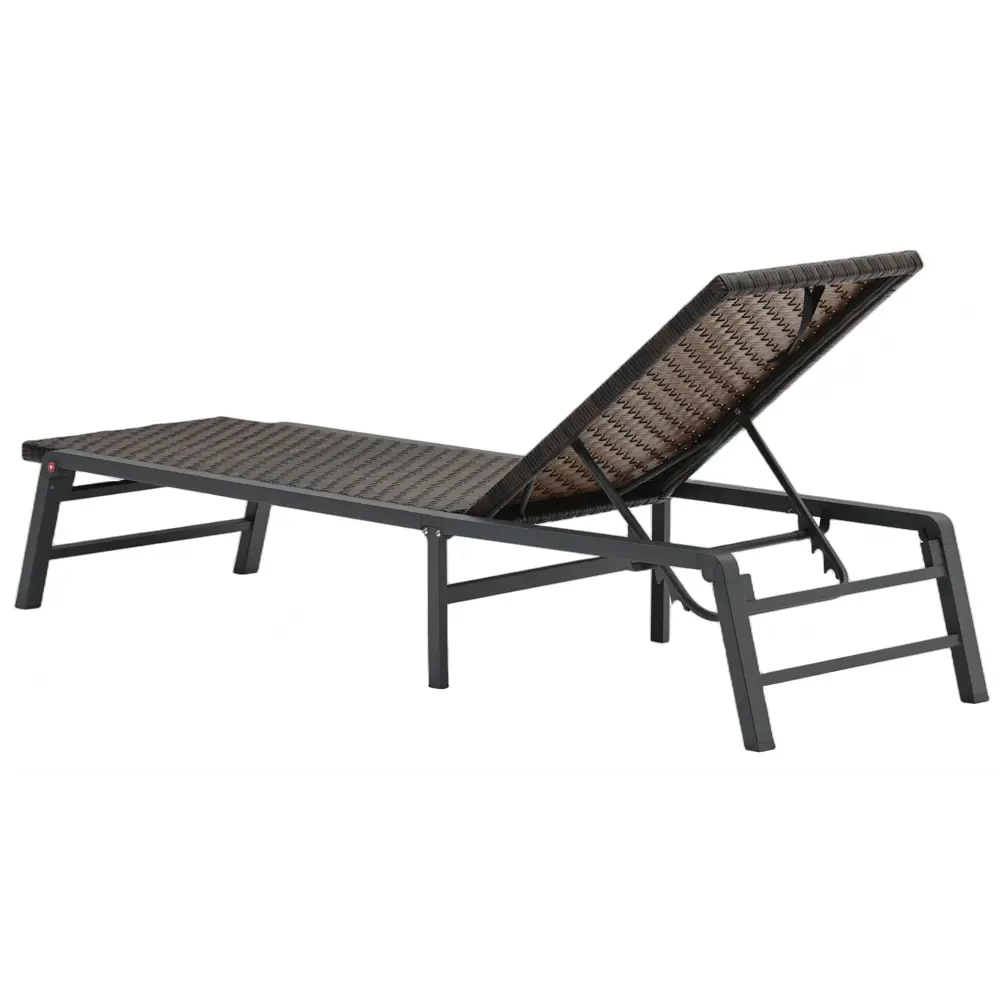 Шезлонг BEGINIA Kreo 193x60x31 см алюминий коричневый STLM-2183725 - Вид №18