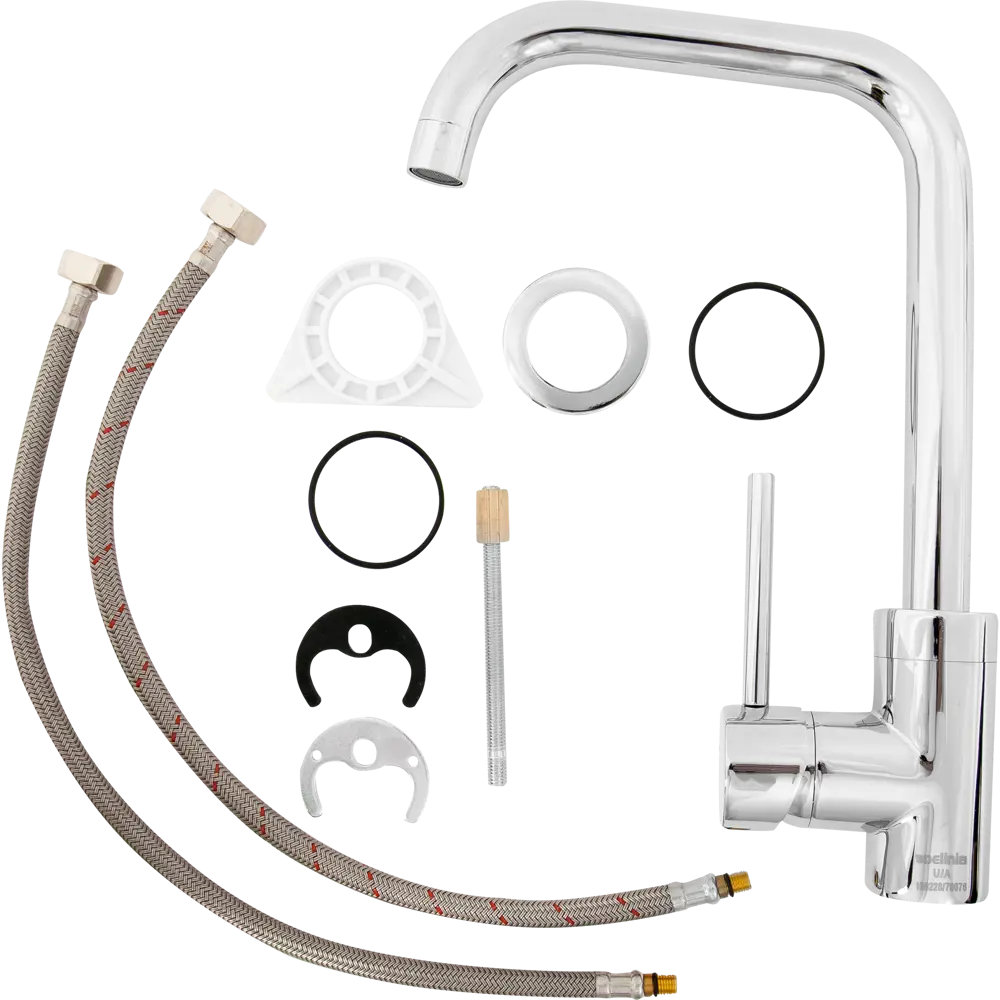 DELINIA Alena — кухонный смеситель с высоким изливом в хромированном исполнении 82063082 STLM-0018529 - Вид №6