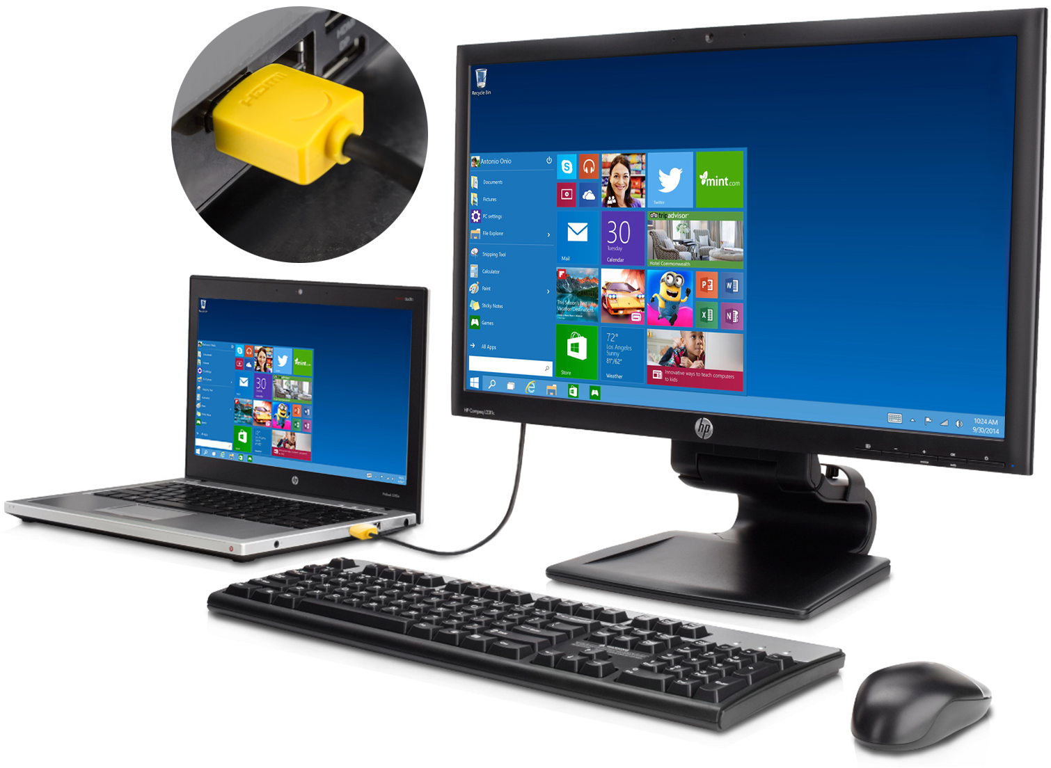 GCR-HM540-1.0m кабель 1.0m hdmi версия 1.4, черный, желтые коннекторы, slim od3.8mm, 32/32 awg, позолоченные контакты, ethernet 10.2 гбит/с, 3d, 4k, premium , экран Greenconnect Santreyd  - Вид №6