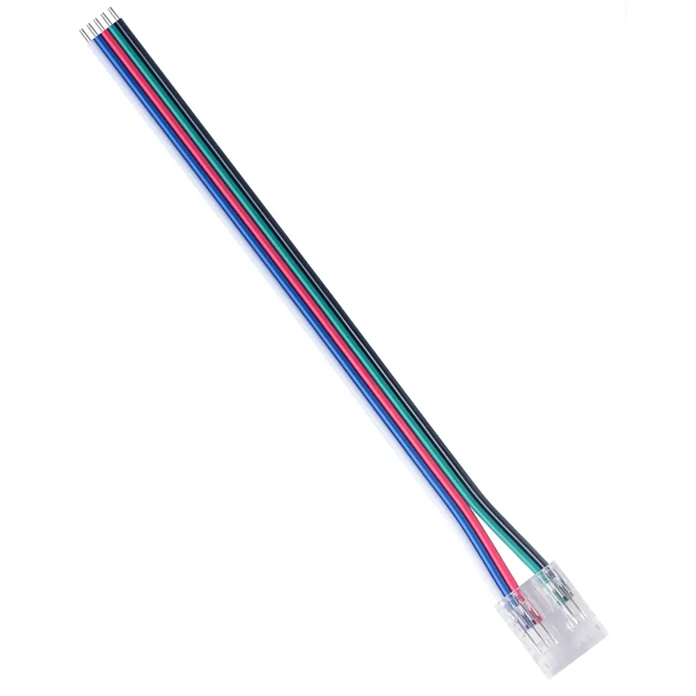 Коннектор соединительный для RGBW светодиодной ленты Apeyron Electrics 12-24 В 12 мм IP20 5pin 89453539 STLM-2163521 