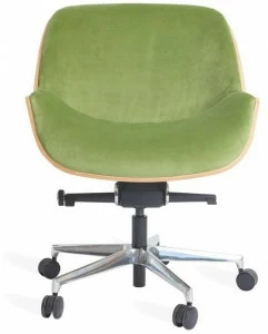 Real Piel Регулируемое по высоте офисное кресло из ткани