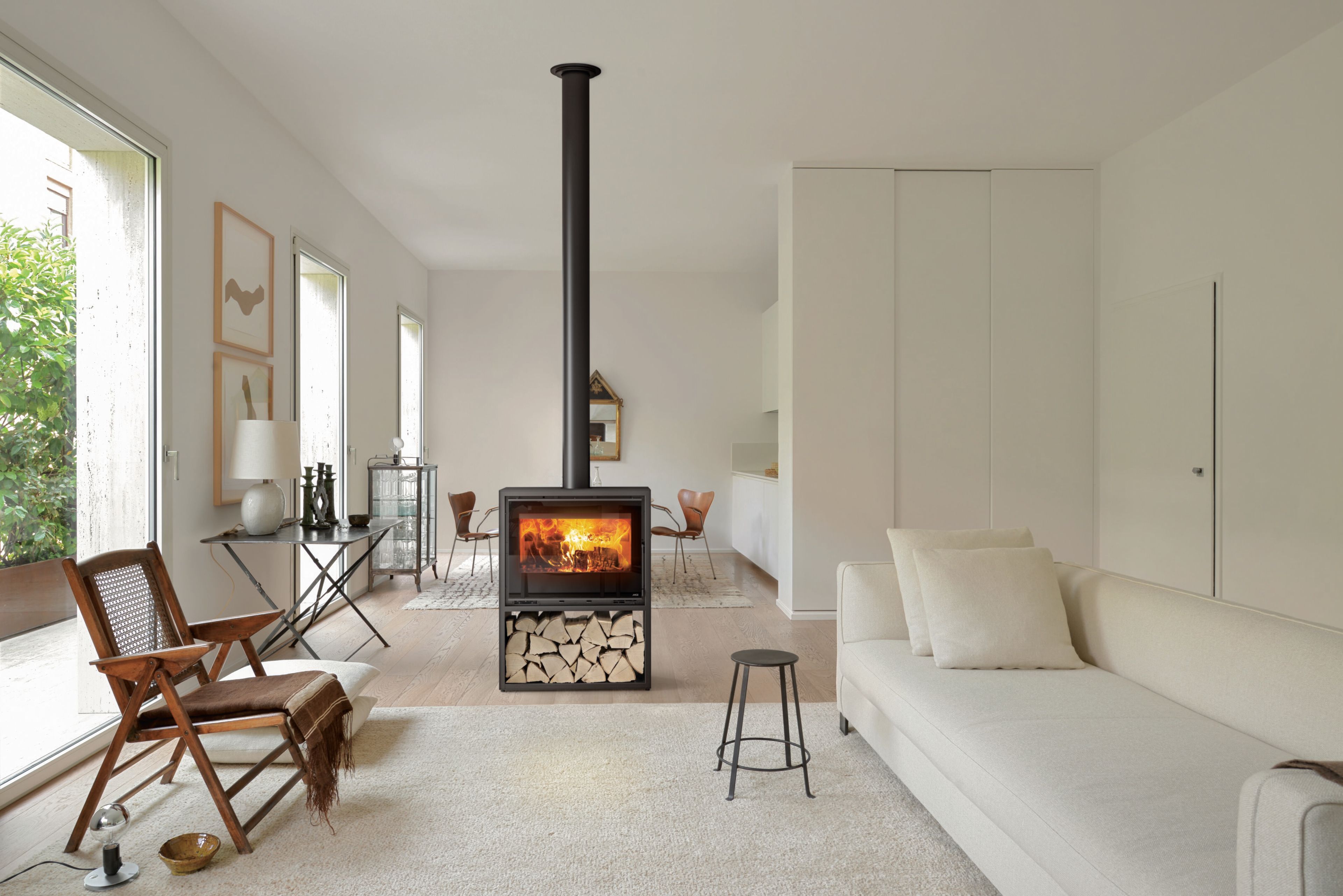 Стальная дровяная печь MCZ STEEL CASE ARCH-00142130 - Вид №1