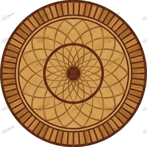 Художественный паркет Da Vinci Розетка 26-011 Шлифованная Под Лакировку На Объекте Дуб Любая на выбор (Гладкая) х1000 мм 26009011