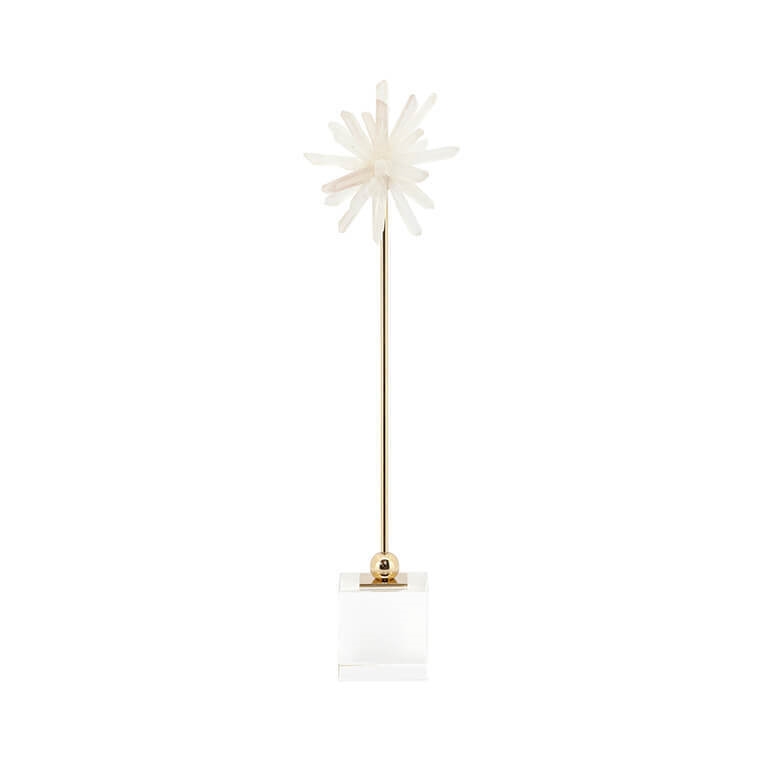 600571-00 ABHIKA OBELISQUE FLOWER SM NATURAL 