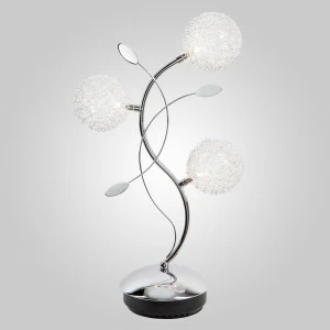 Настольная лампа Eurosvet 4800/3 хром EUROSVET ИНТЕРЬЕРНЫЕ 191109 Белый;хром