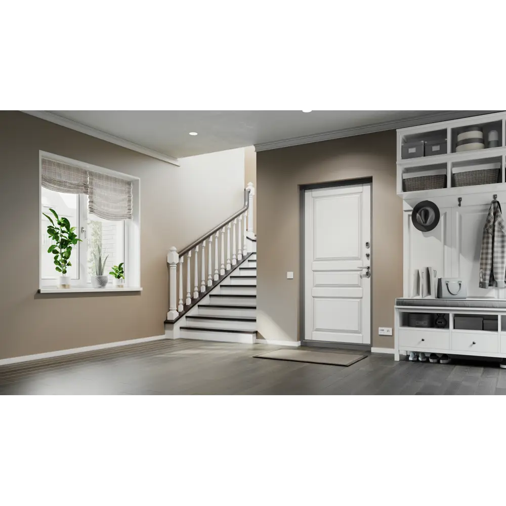 Дверь входная металлическая Termo Standart 89x205 см правая эмаль молоко 88967074 STLM-2129187 TOREX  - Вид №18