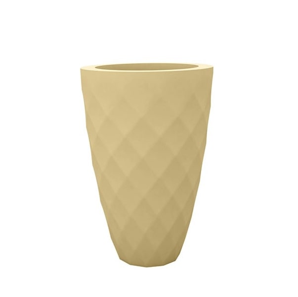 073097 Кашпо Nano матовое бежевое 28см Vondom Vases - Вид №3