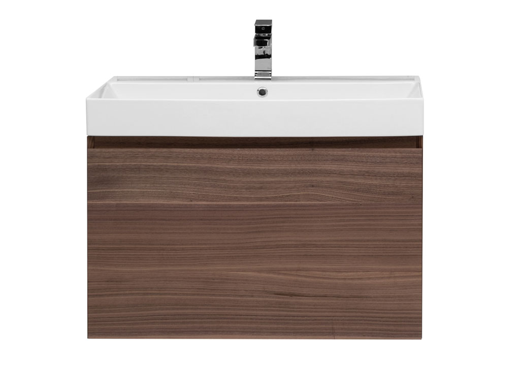 Тумба с раковиной Aquanet Нью-Йорк 85 орех 0020394700198208 - Вид №2