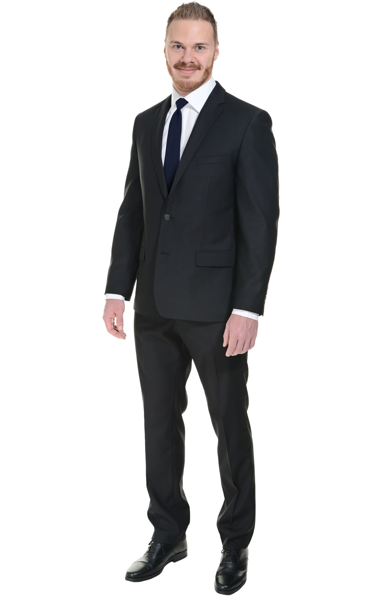 63972 Костюм мужской классический  black El-Risto  Одежда для охранных структур  размер 112 (56)/182  - Вид №8