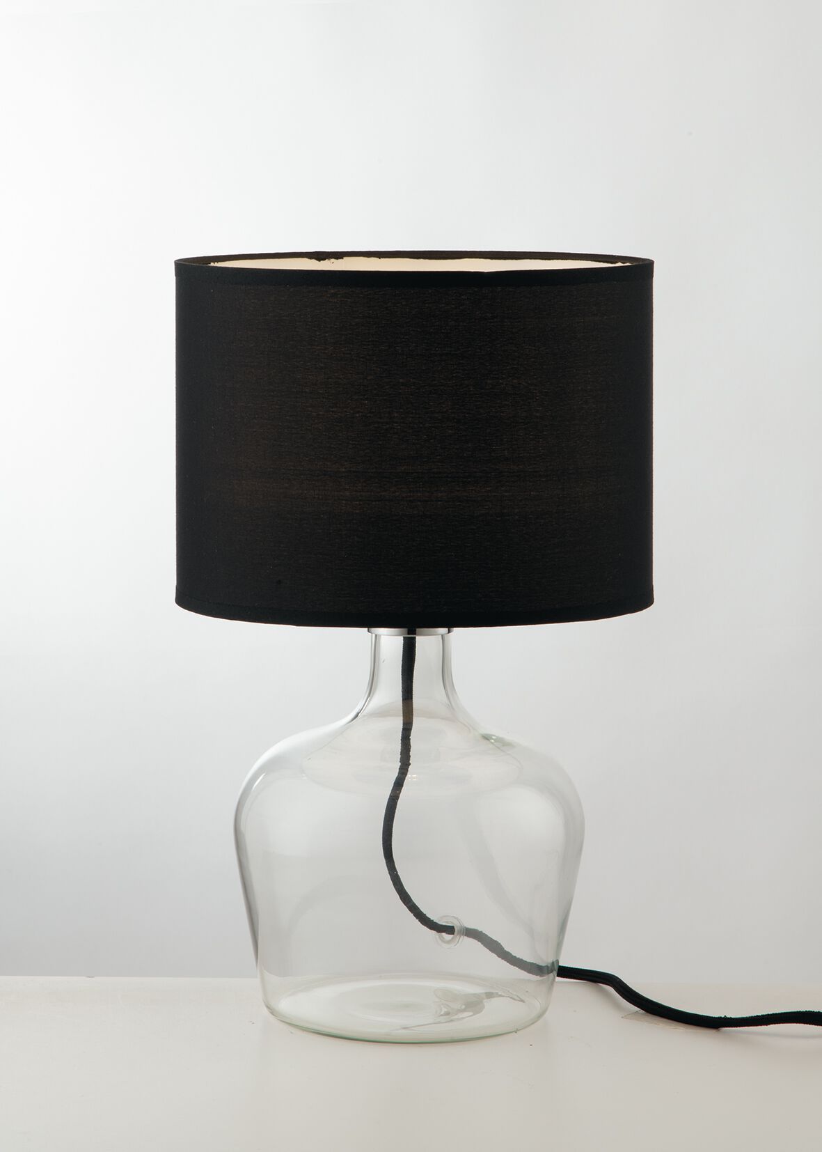 Настольная лампа из дутого стекла и ткани Fan Europe Lighting окружающий свет дизайн ARCH-00078673 - Вид №1