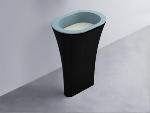 AMLA65-PL+AMPILO-PM+AMCOLO-N Раковина Amedeo Ovale отдельностоящая cielo Enjoy + Amedeo