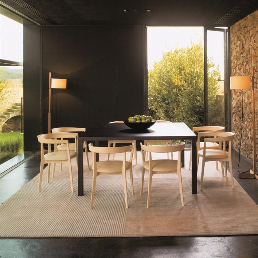 Andreu World Деревянный стул со встроенной подушкой Carola So0908 - Вид №5