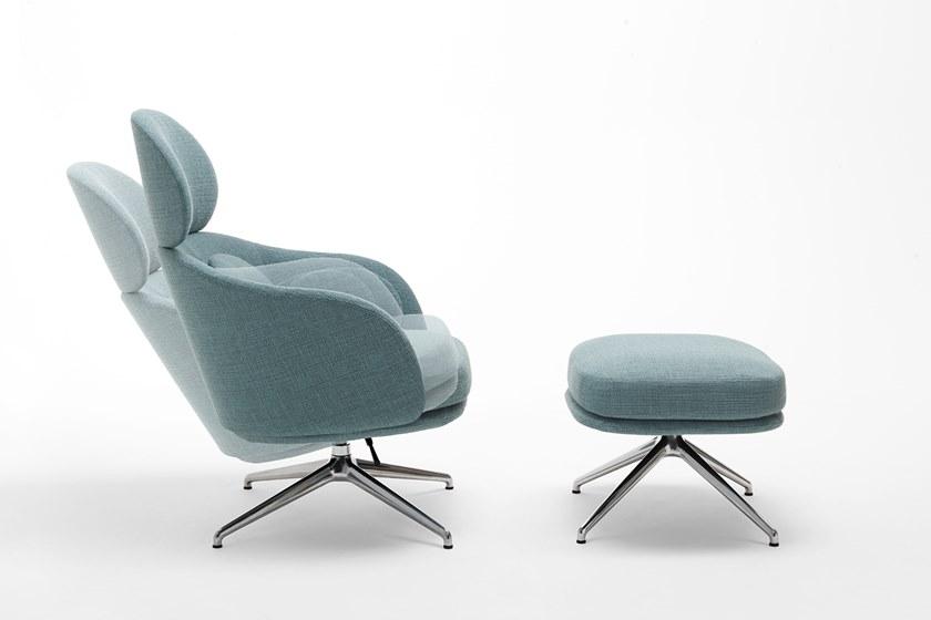 Saba Italia Кресло Bergere со съемным чехлом с подголовником Sunset sun-id-1409695 - Вид №3