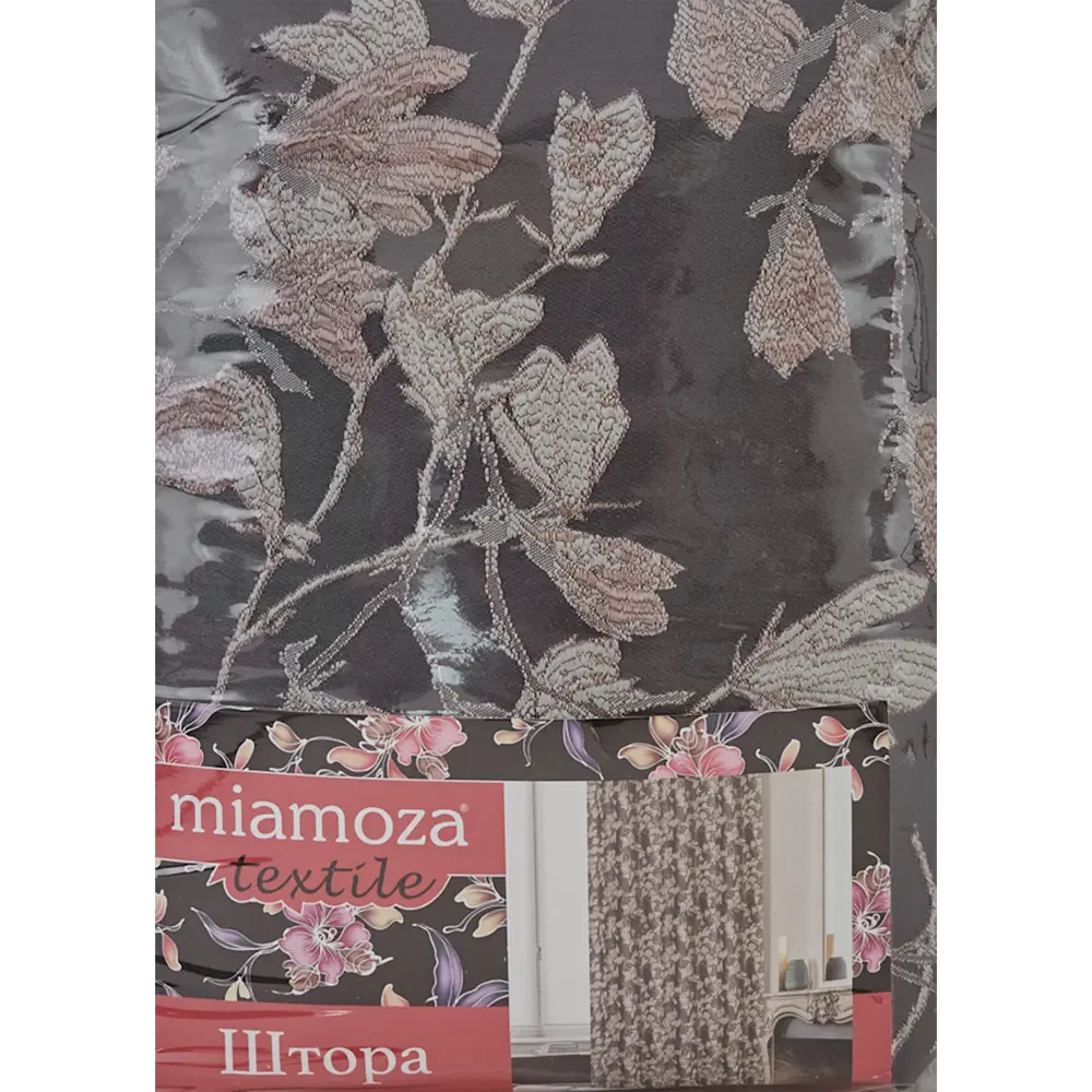 Штора на ленте «Флора» 200x300 см цвет серый 83325184 STLM-2098350 MIAMOZA  - Вид №4