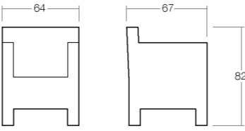 Chaarme Letti Кресло из ткани с подлокотниками Aura sun-id-1378581 - Вид №1