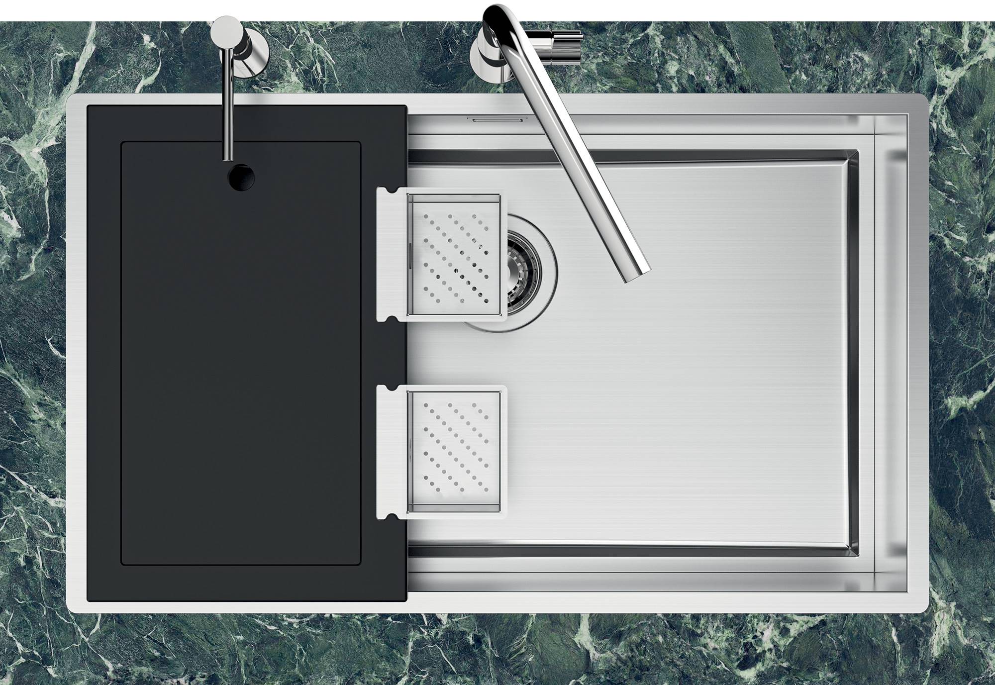 Раковина из нержавеющей стали Foster Quadra Evo ARCH-00084129 - Вид №6
