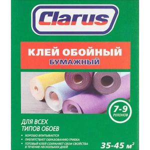 Клей для бумажных обоев Clarus 35-45 м² 18530181 STLM-2135535