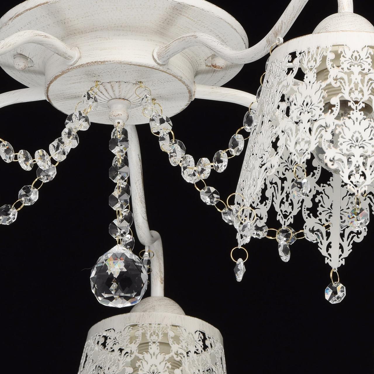 Потолочная люстра MW-Light Полин 472011205 MW-LIGHT ДИЗАЙНЕРСКИЕ, ПОЛИН 183262 Белый  - Вид №1