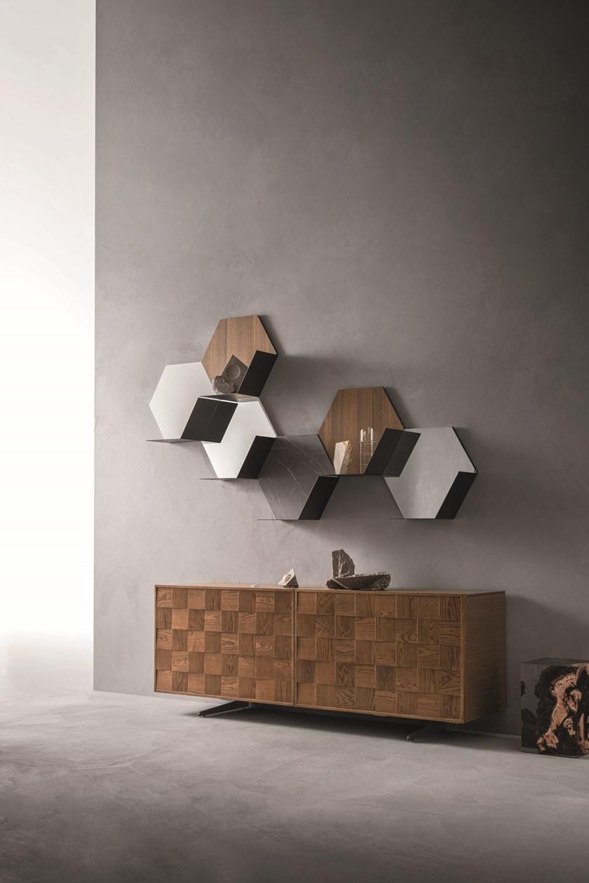 ZANETTE Буфет из орехового дерева с раздвижными дверцами sun-id-1480795 - Вид №1