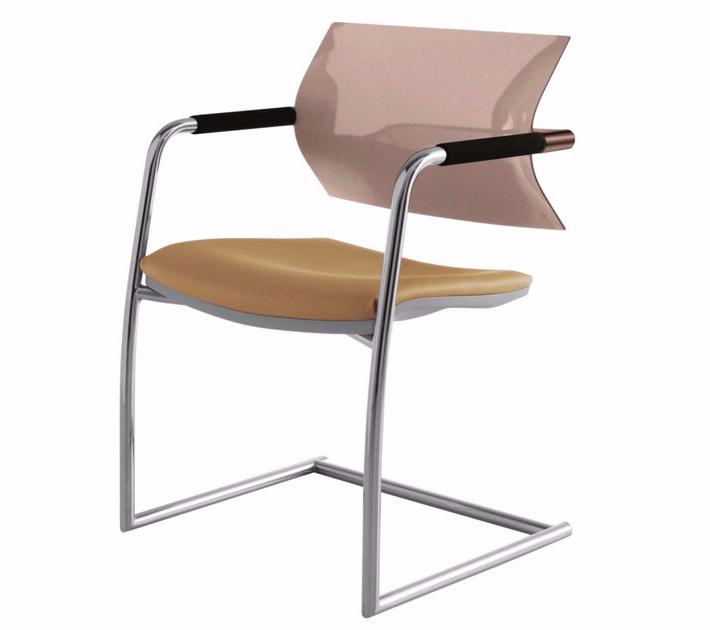 Luxy Консольный стул с обивкой из полипропилена и ткани Aire jr sun-id-1485021 - Вид №2