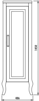 KN4080.01.BA Зеркало (белый золото) Creavit  - Вид №2