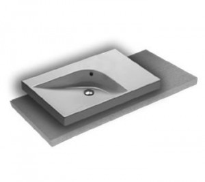 YXNS01 G-75 Умывальник левый без отверстий Hatria