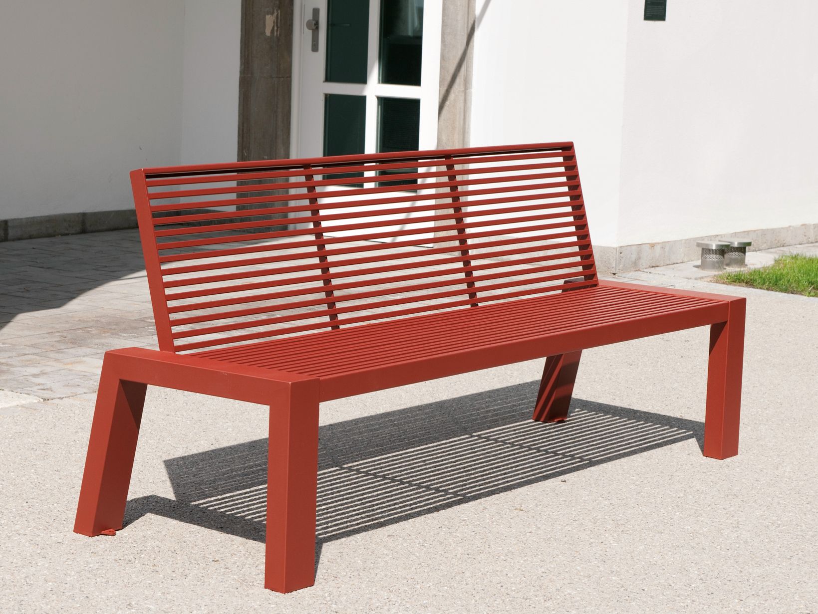 Скамья из нержавеющей стали со спинкой BENKERT BANKE Sicorum ARCH-00050282