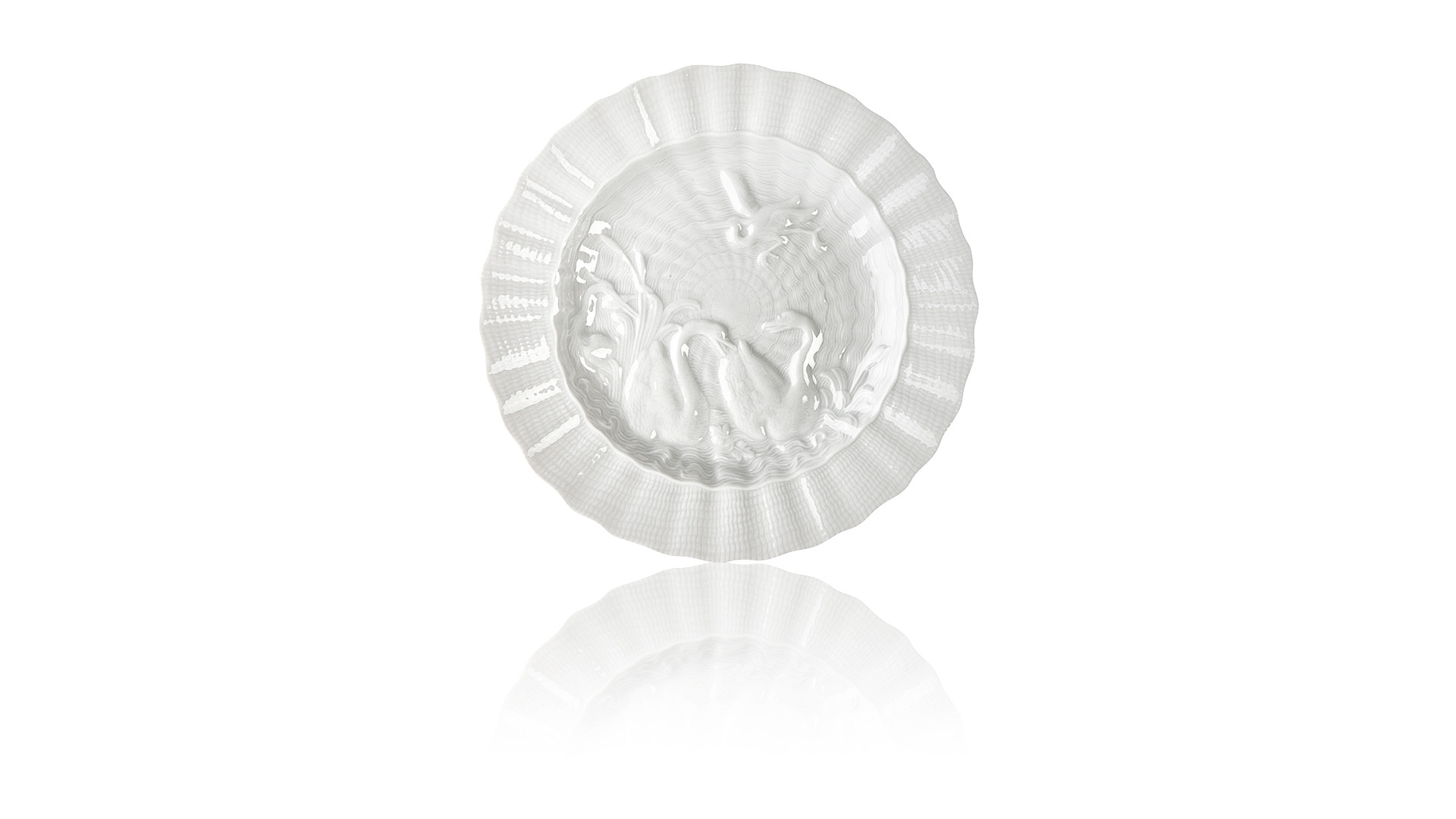 10664294 Meissen Сервиз чайный "Лебединый сервиз" (белый рельеф) на 6 персон 21 предмет Фарфор, Керамика  - Вид №4