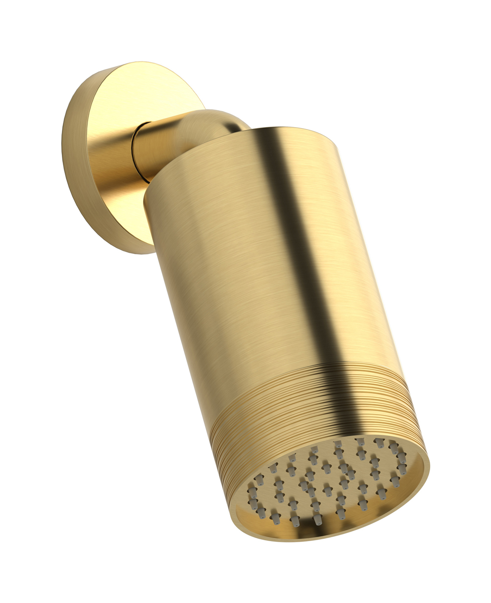 Верхний душ с Кронштейн для душа WE ARE IB vn085cc_2 Brushed Gold Spot