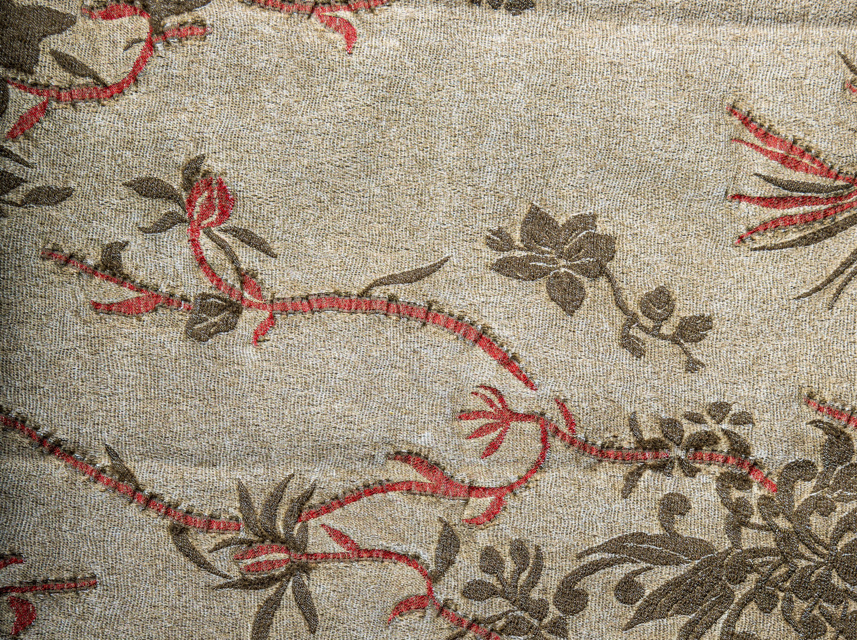 Жаккардовая ткань из шерсти и вискозы с цветочными узорами The House of Lyria MONZON ARCH-00065182 - Вид №1