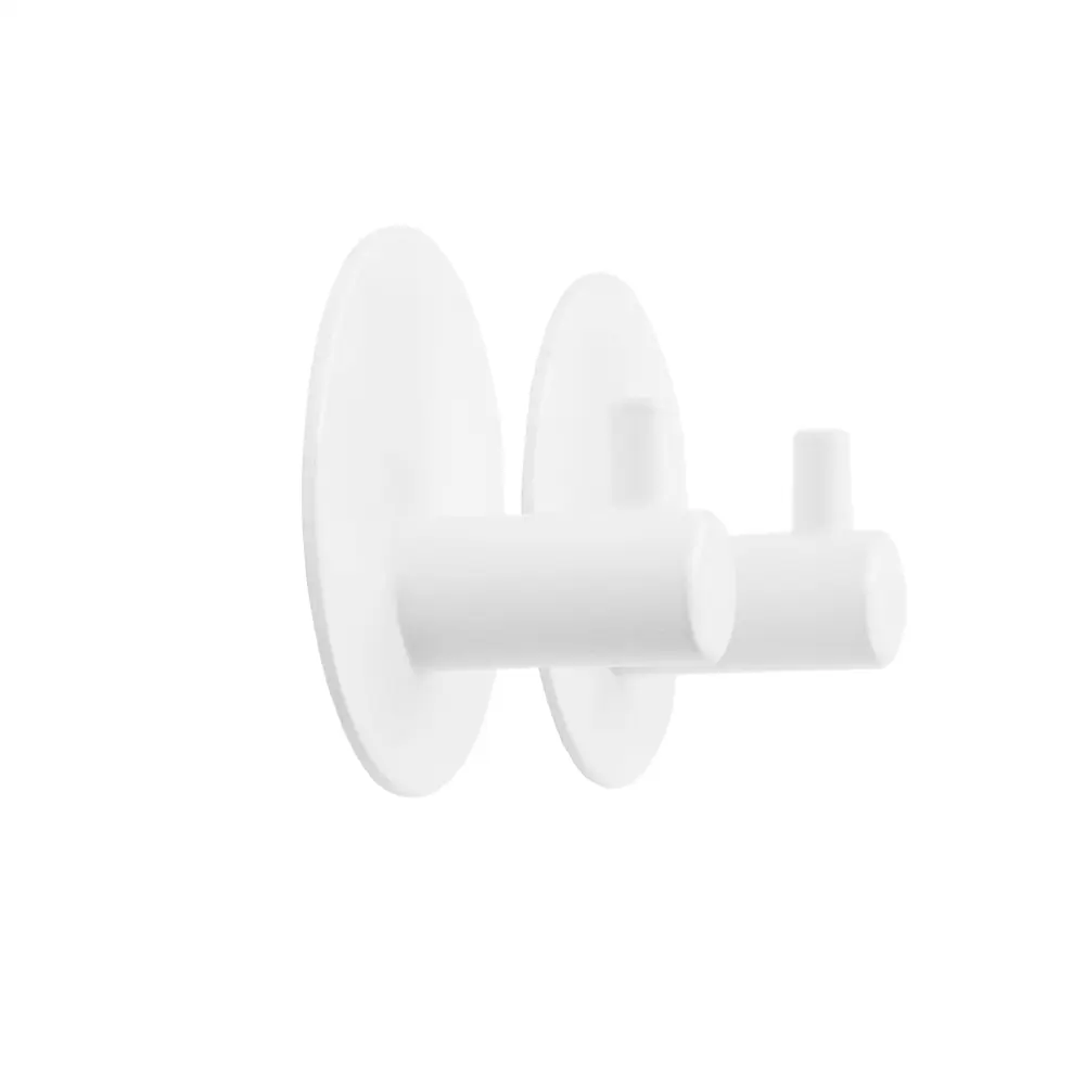 Крючок самоклеящийся Bath Plus KM024 металлический цвет белый 2 шт STLM-2046193