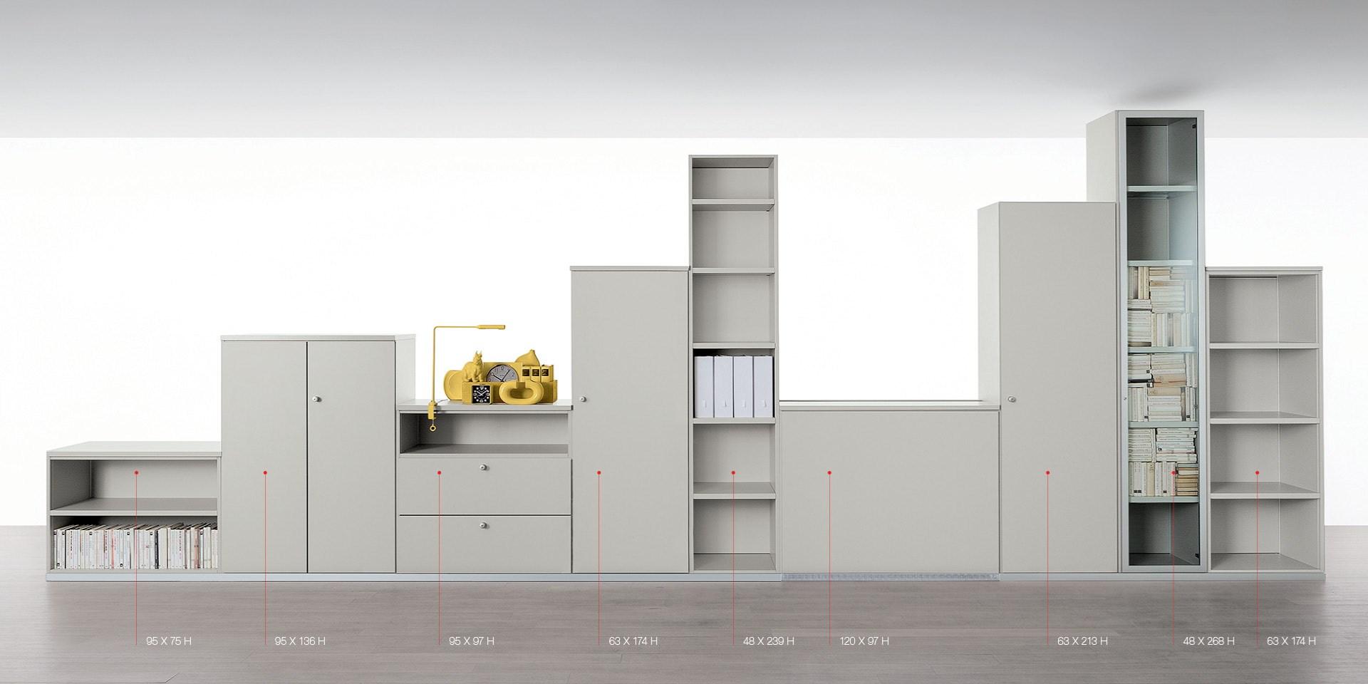 Citterio Высокий офисный книжный шкаф из дерева sun-id-1412995 - Вид №6