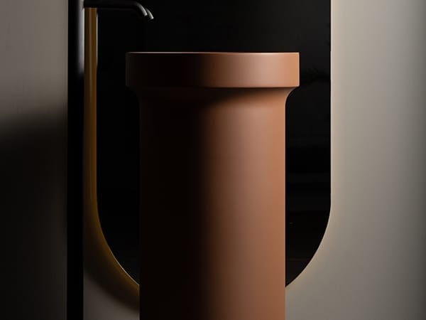 Овальное зеркало со встроенным освещением для ванной комнаты Inbani слой ARCH-00038871 - Вид №9