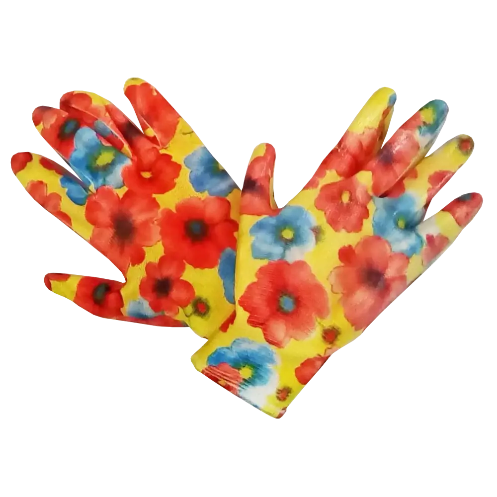 Садовые перчатки GARDEN FLOWERS для точной работы с растениями 82842734 STLM-0036946