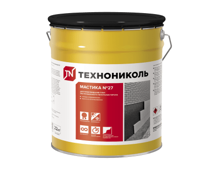 Мастика Технониколь №27 22кг приклеивающая ТеноНиколь 13787 - Вид №1