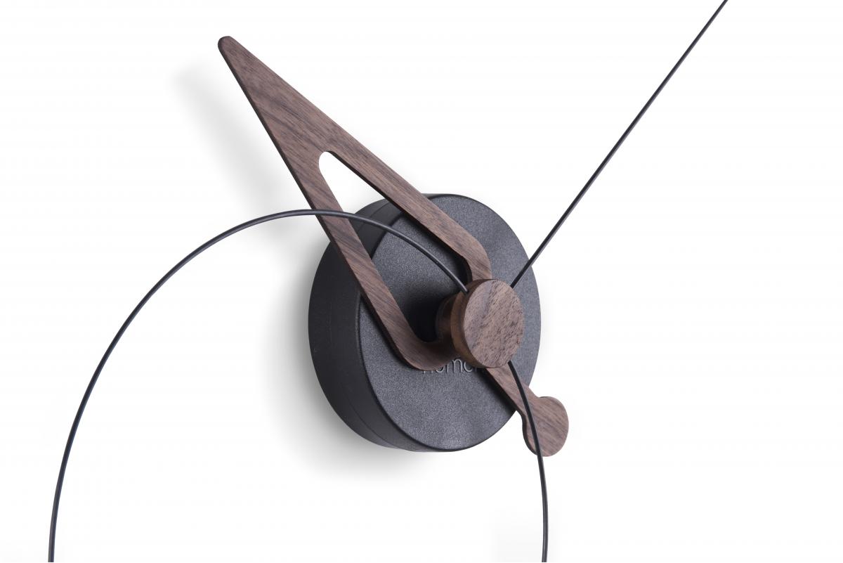 095290 Настенные часы орех-черный Nomon Pico - Вид №3