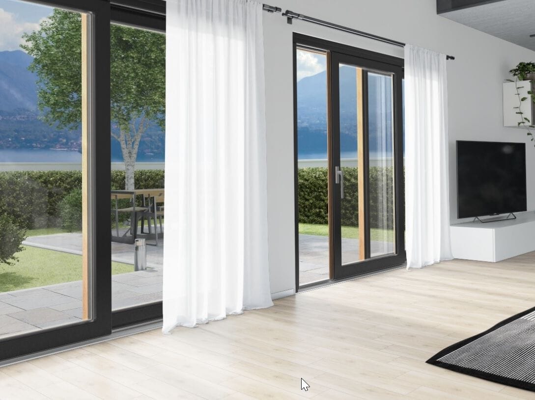 Раздвижные окна из ПВХ с двойным остеклением Schulz Italia HST VISION ARCH-00089123