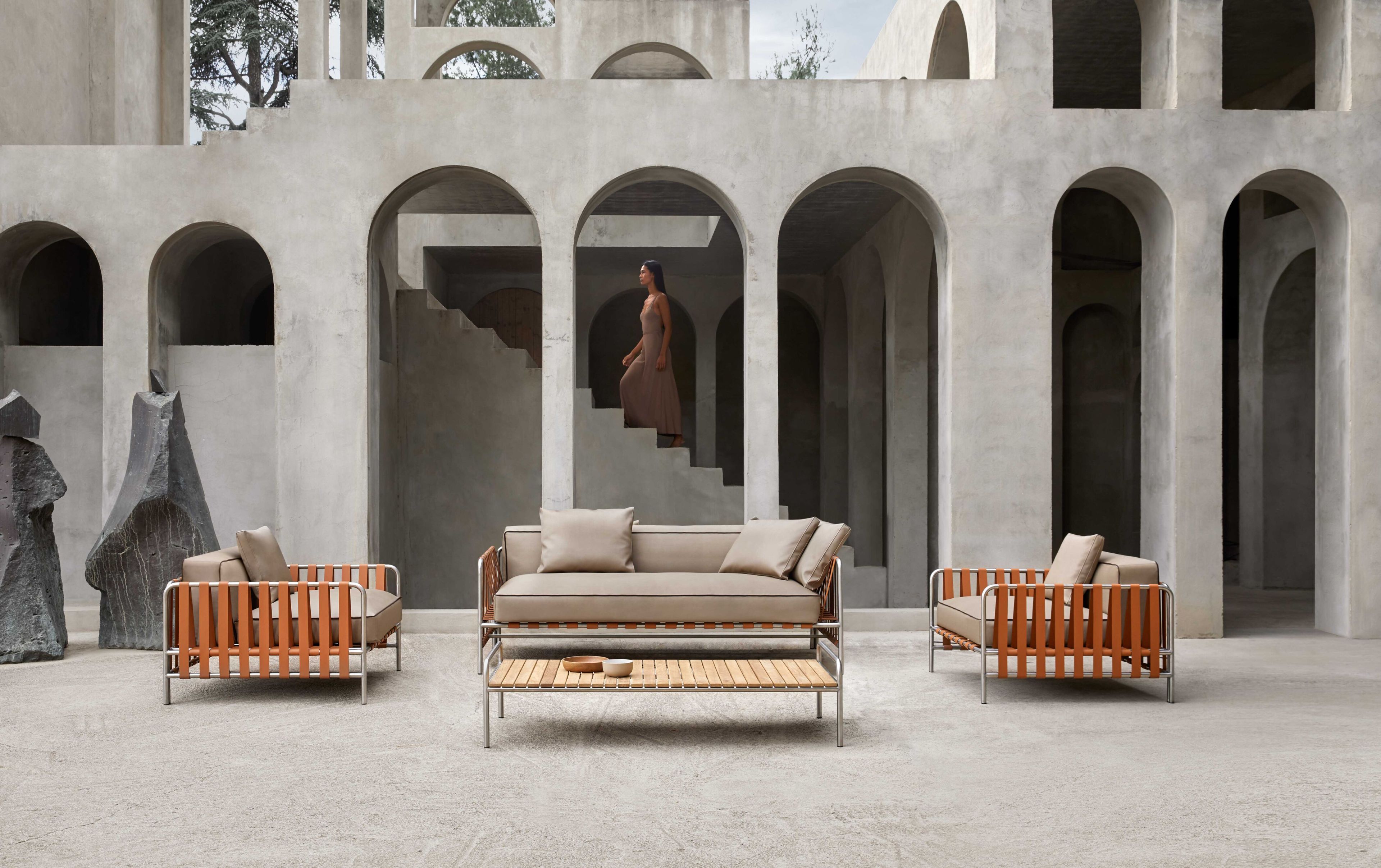 Алюминиевое садовое кресло с подлокотниками GANDIABLASCO Onsen ARCH-00106669 - Вид №20