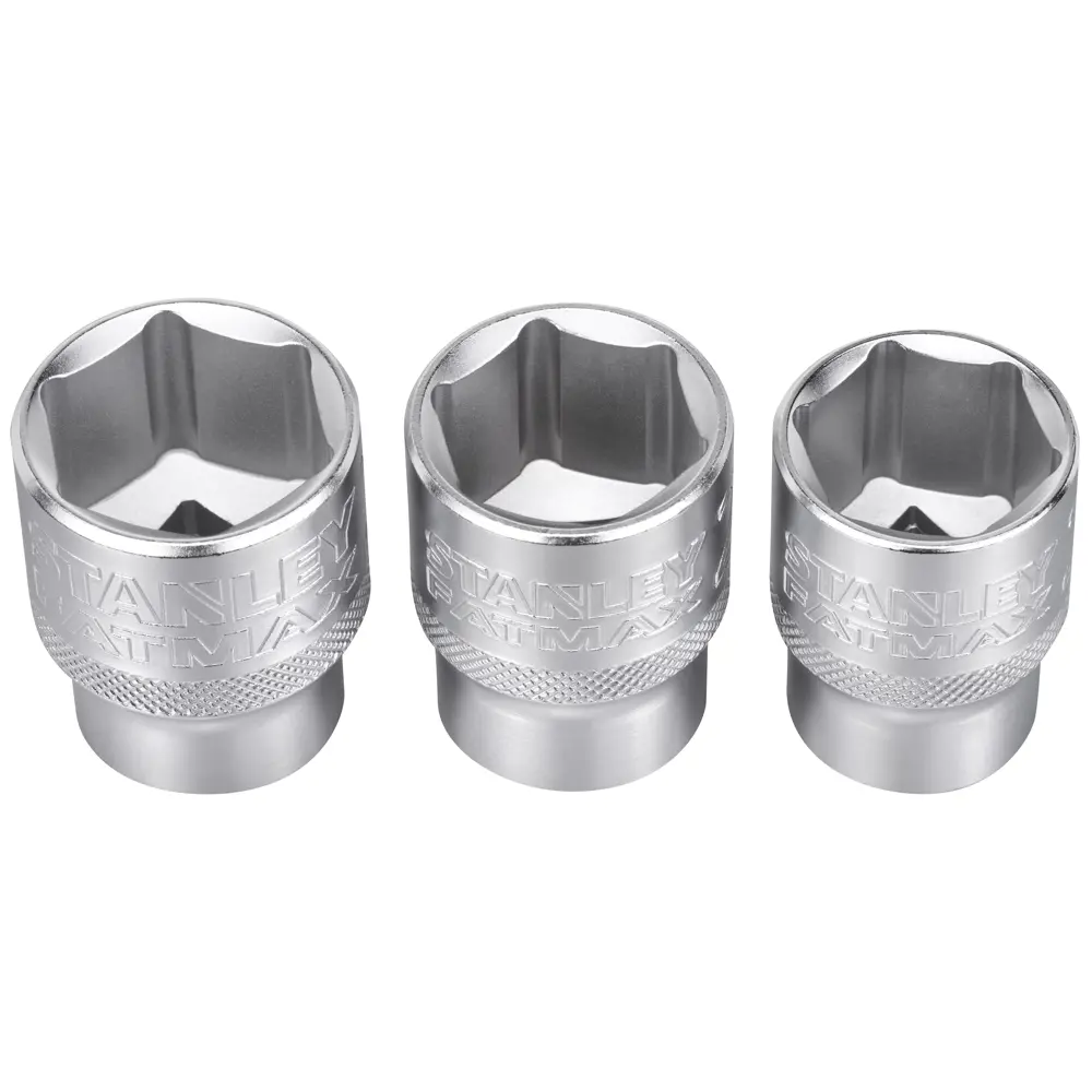 Набор торцевых головок Stanley Fatmax FMMT17095-0 1/2 дюйма, 3 шт STLM-2128251 - Вид №1