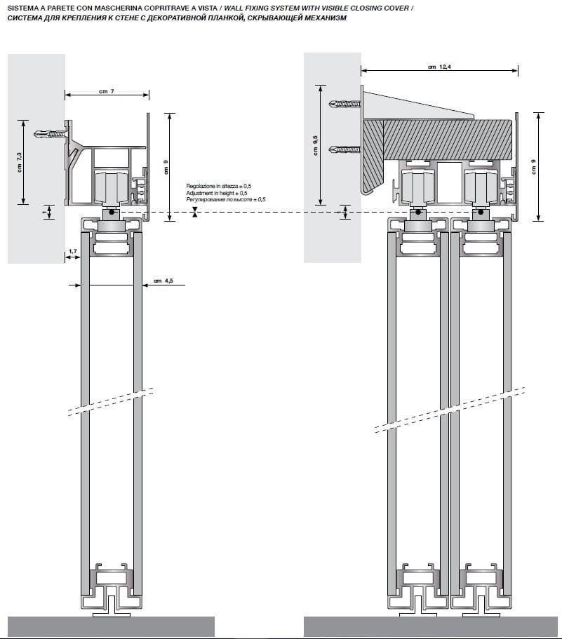 Стеклянная дверь Longhi Алюминиевые шикарные двери ARCH-00064230 - Вид №10