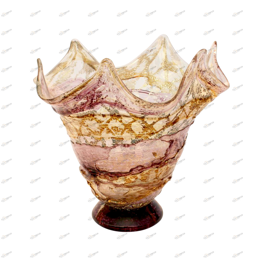 2387 ORIGINALMURANOGLASS Чаша Виола из муранского стекла 40 см 