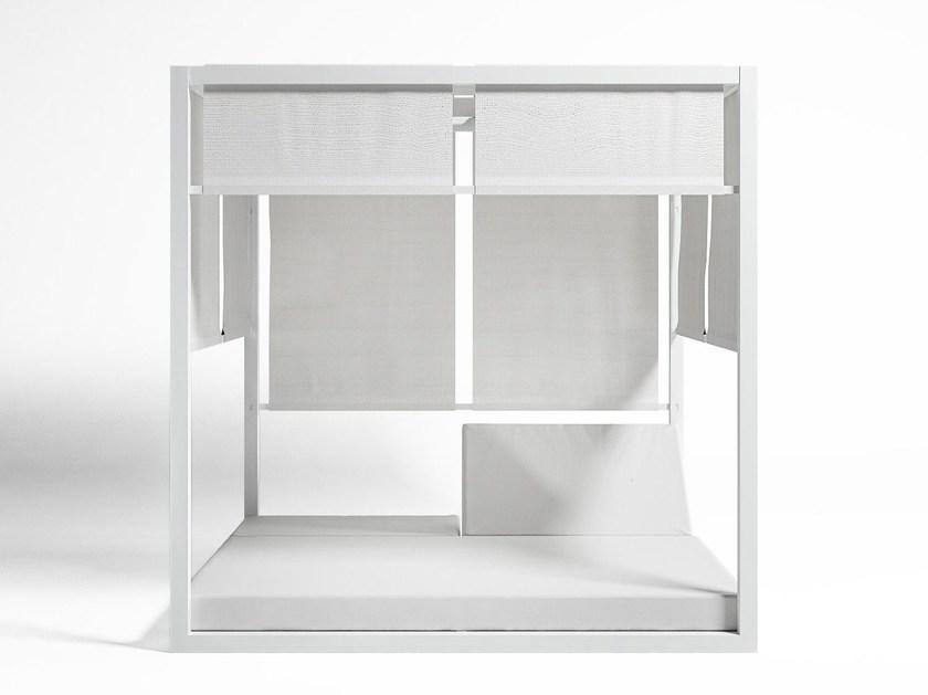 GANDIABLASCO Откидывающаяся грядка из термолакированного алюминия с балдахином Daybed sun-id-1362080 - Вид №1