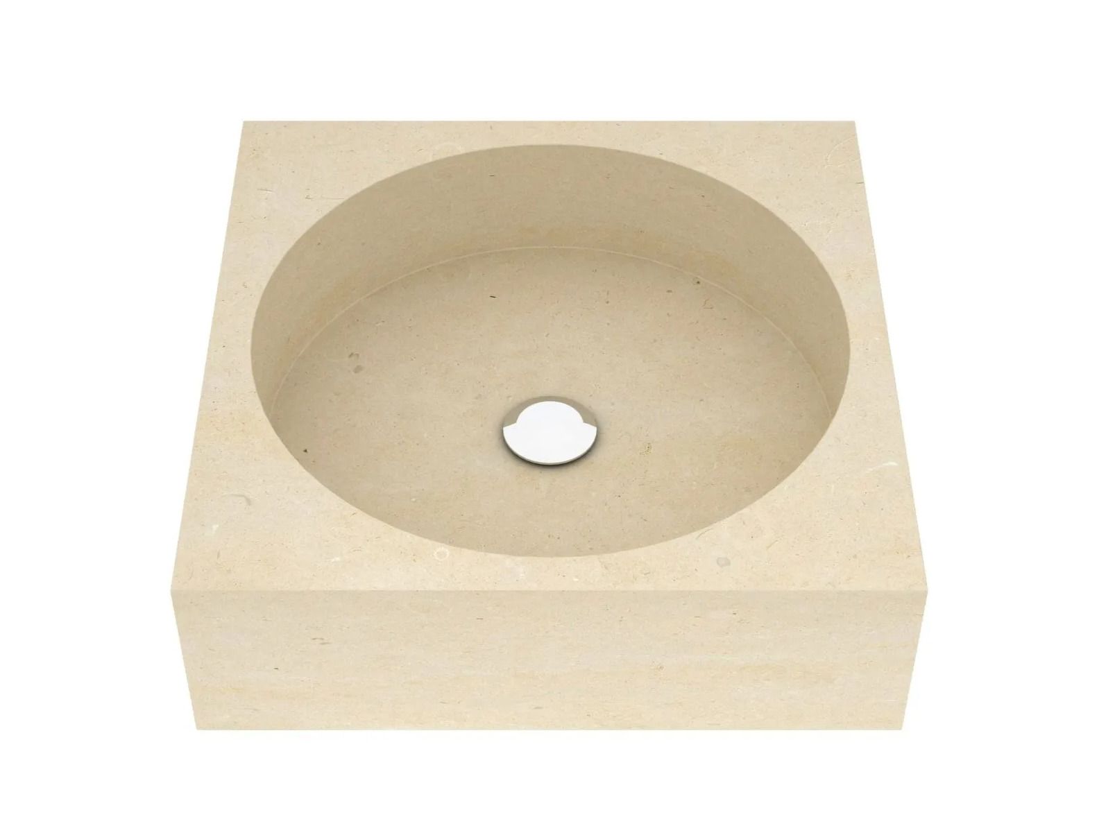 Круглый умывальник из камня Лечче PIMAR L23 ARCH-00089657