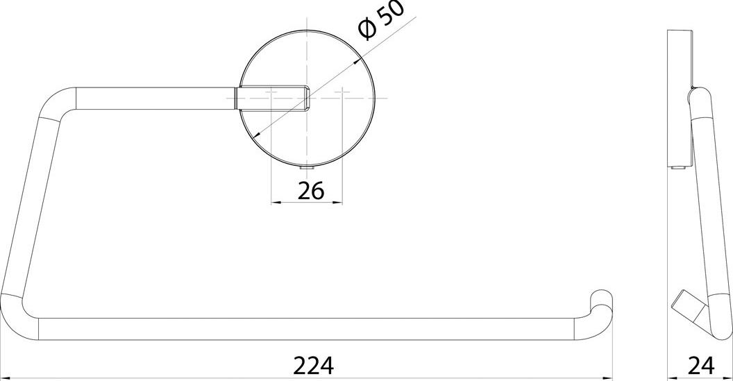 Emco Bad Крючок для полотенца Round sun-id-1353122 - Вид №1