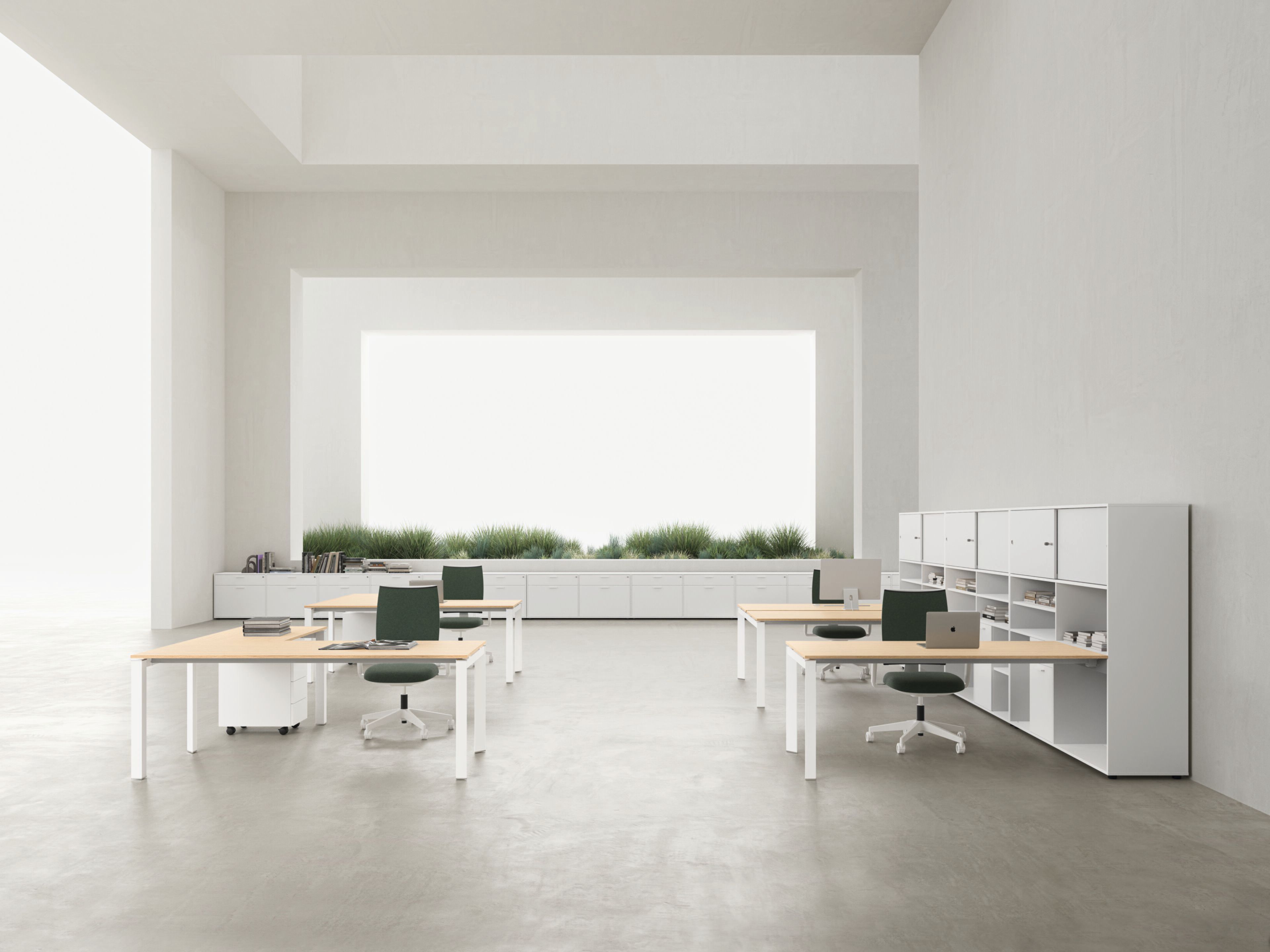 Секционный стол из меламина и металла DVO Entity ARCH-00080800 - Вид №2